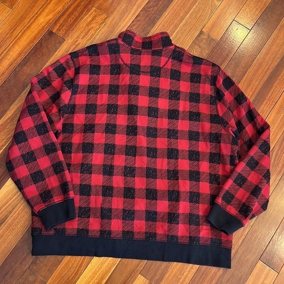 ⭐️ L.L. Bean Athletic Sweats, Quarter-Zip Pullover, Print Size XXL - Picture 6 of 7